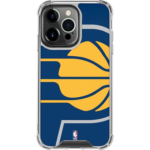 NBA Indiana Pacers Large Logo iPhone 16 Pro Clear Case